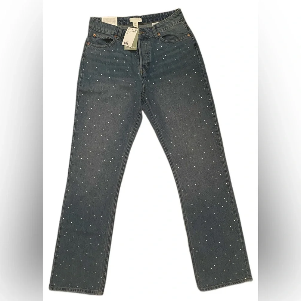H&M Rhinestone Jean - NEW - Picture 2 of 3